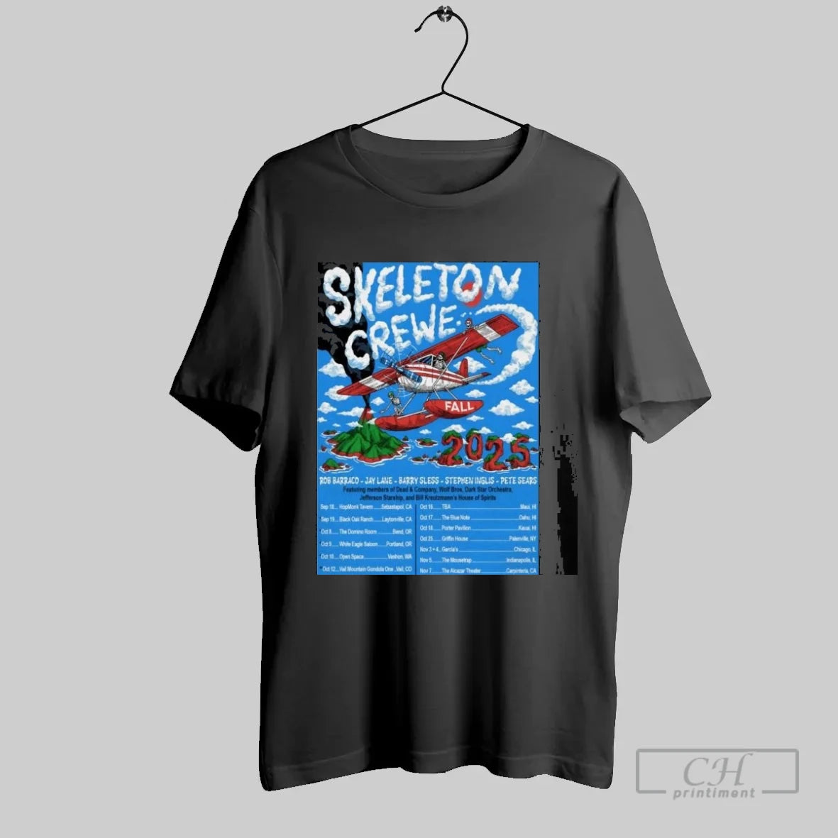 Skeleton Crewe Fall Tour 2025 - clothing by TeeHivey.com