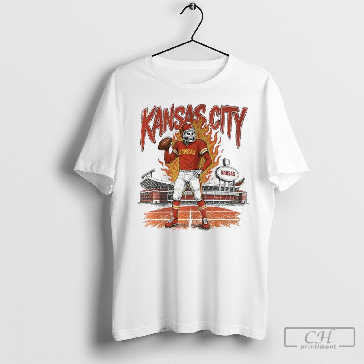 Skeleton Kansas City Chiefs Stadium Player Football - clothing by TeeHivey.com
