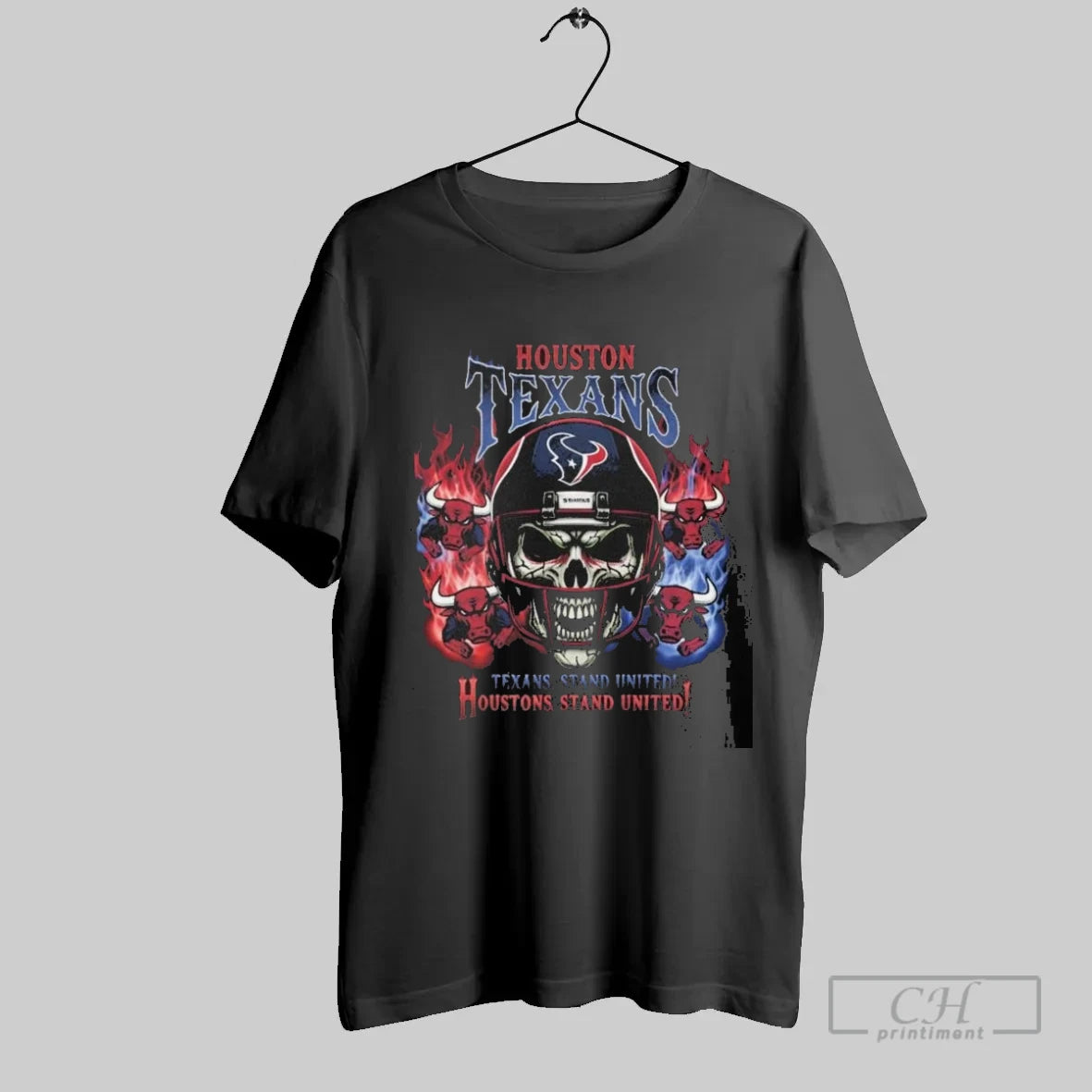 Skull X Houston Texans Houston Stand United Texans Stand United - clothing by TeeHivey.com