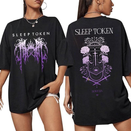 Sleep Token Damocles Purple 2 side Shirt, Sleep. Token Tour 2025 Tee, New Song Concert Tour, Gift for Fan