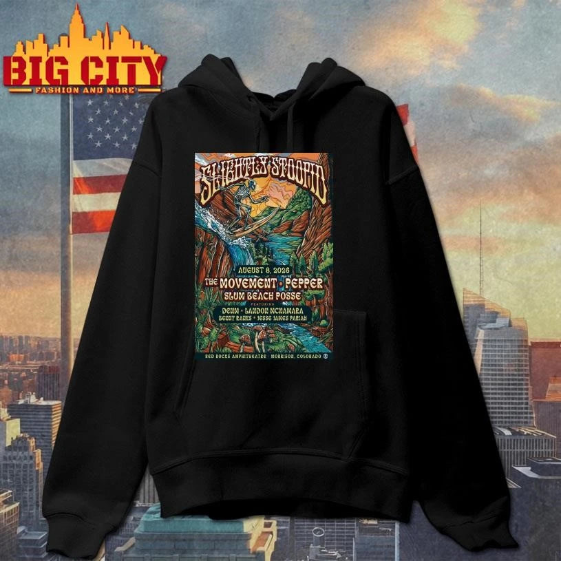 Slightly Stoopid Aug 8 2026 Red Rocks Amphitheatre Morrison CO Poster Shirt