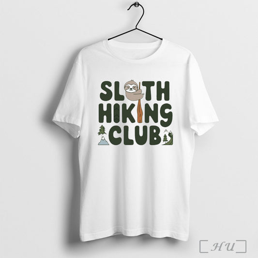 Sloth Hiking Club T Shirt