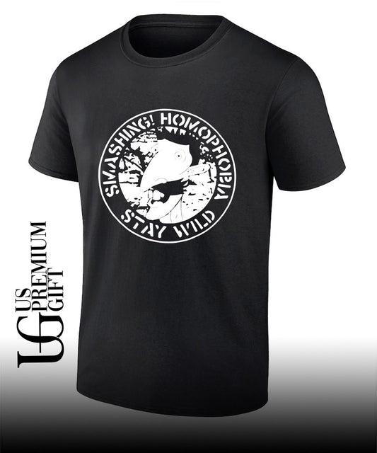 Smashing Homophobia Stay Wild shirt