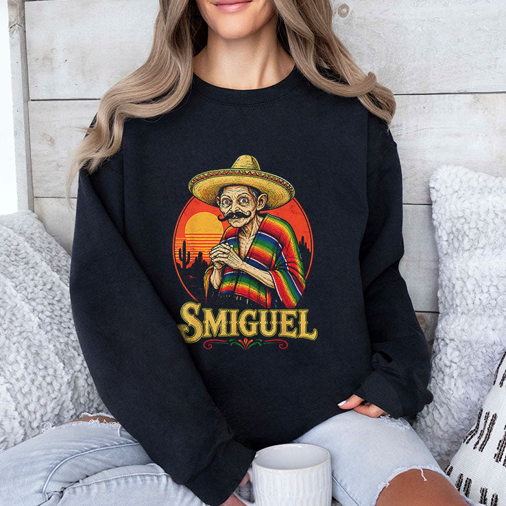 Smiguel Mexican Sombrero Mexican Culture Mashup T Shirt