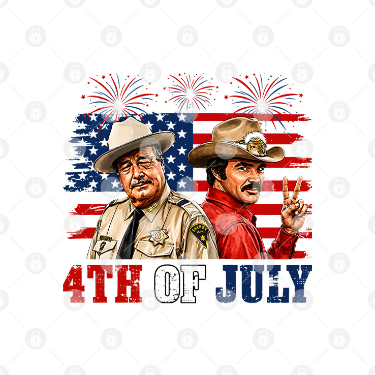 Smokey And The Bandit 4th Of July T Shirt