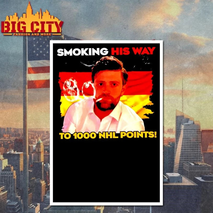 Smoking His Way To 1000 Points T-shirt
