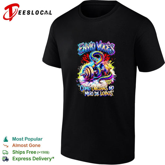 Snake Envio Vocês Como Ovelhas no Meio de Lobos Mateus 10 16 graffiti style shirt