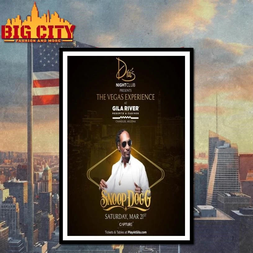 Snoop Dogg Mar 21 2026 Gila River Resorts Casinos Chandler AZ Tour Poster Shirt
