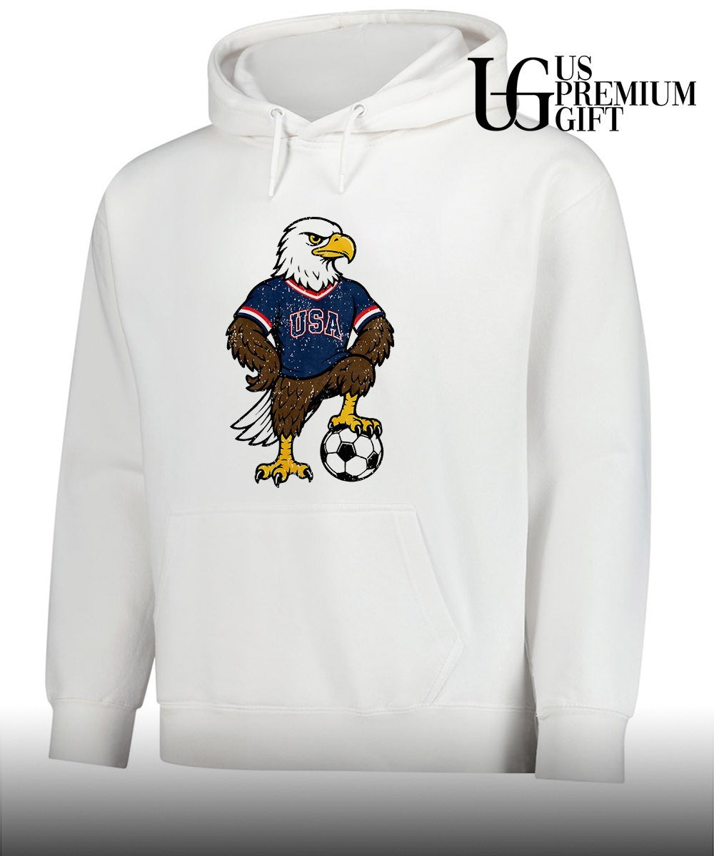 Soccer mascot Bald Eagle USA Team shirt