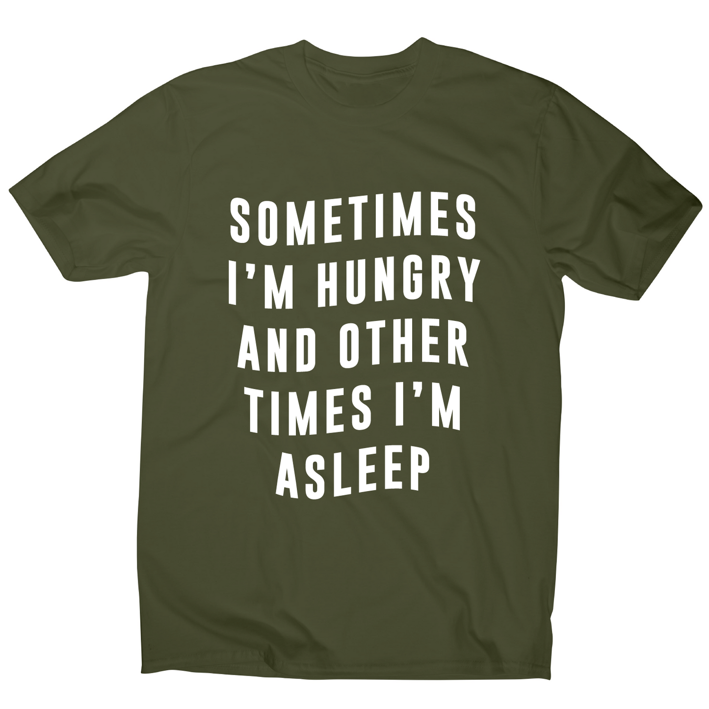 Sometimes funny foodie slogan t-shirt men's