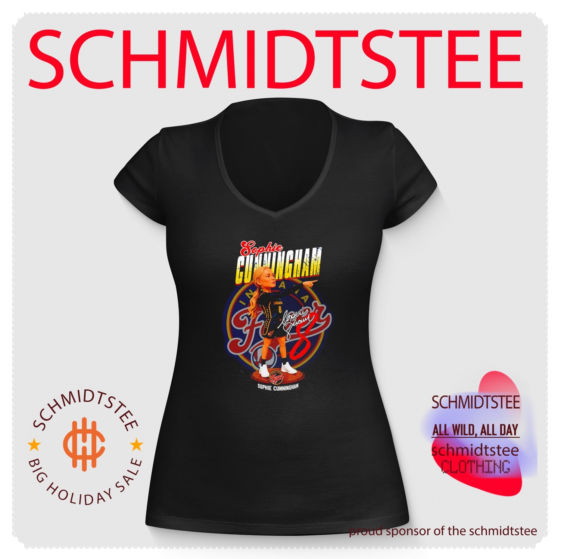 Sophie Cunningham Indiana Fever Bobblehead shirt (1)