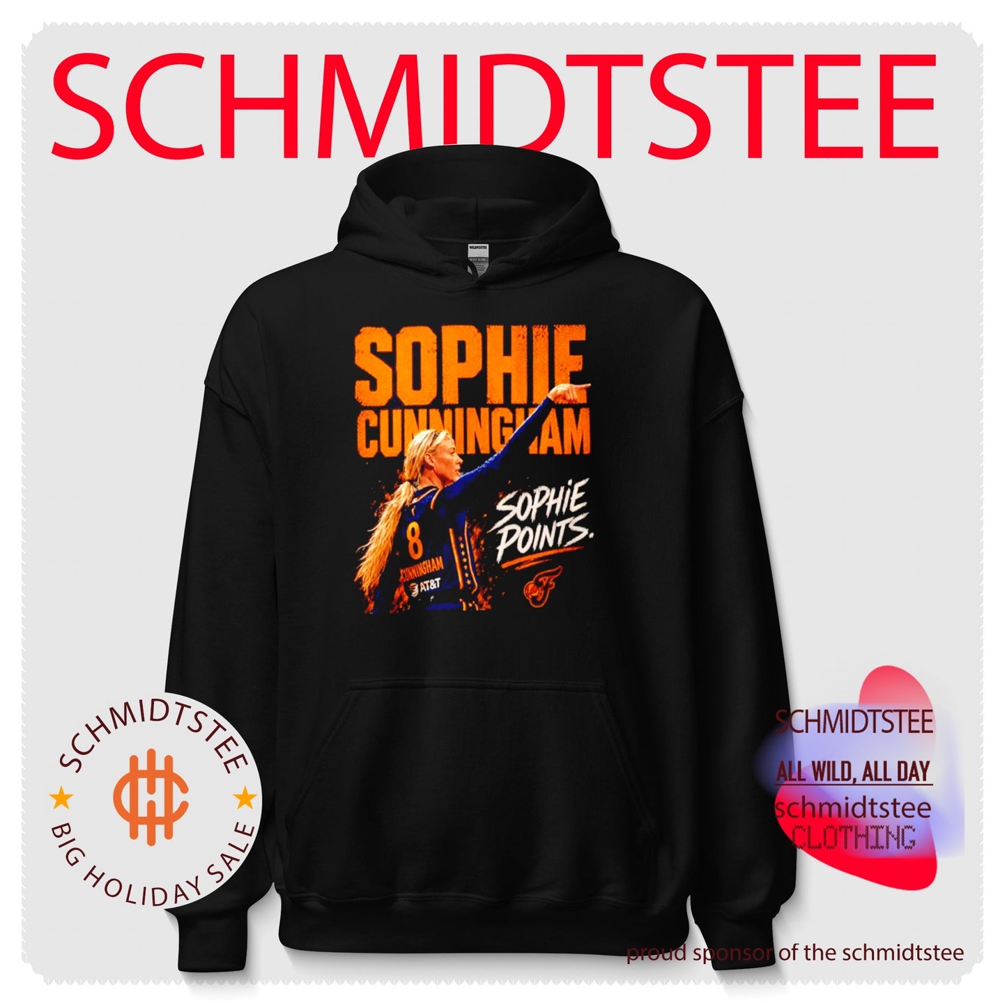 Sophie Cunningham Indiana Fever Pointing shirt