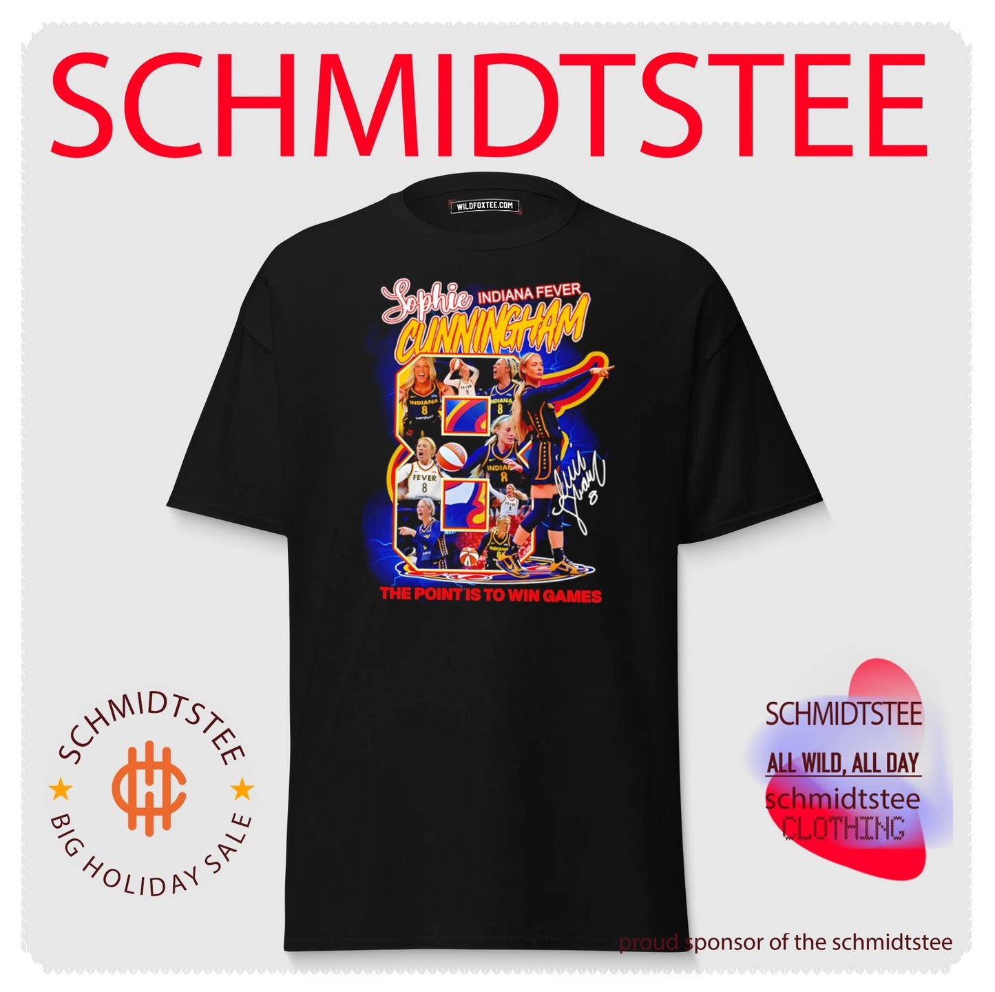 Sophie Cunningham Indiana Fever The Point Is to Win Games shirt (1)