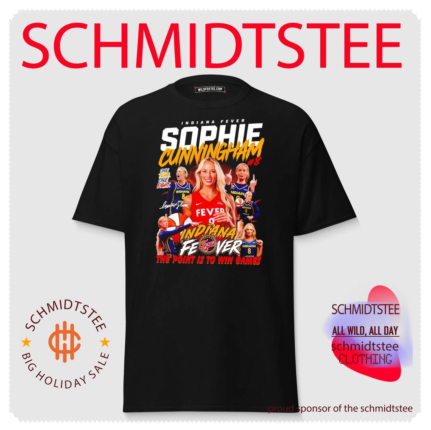 Sophie Cunningham Indiana Fever The Point Is to Win Games shirt (2)