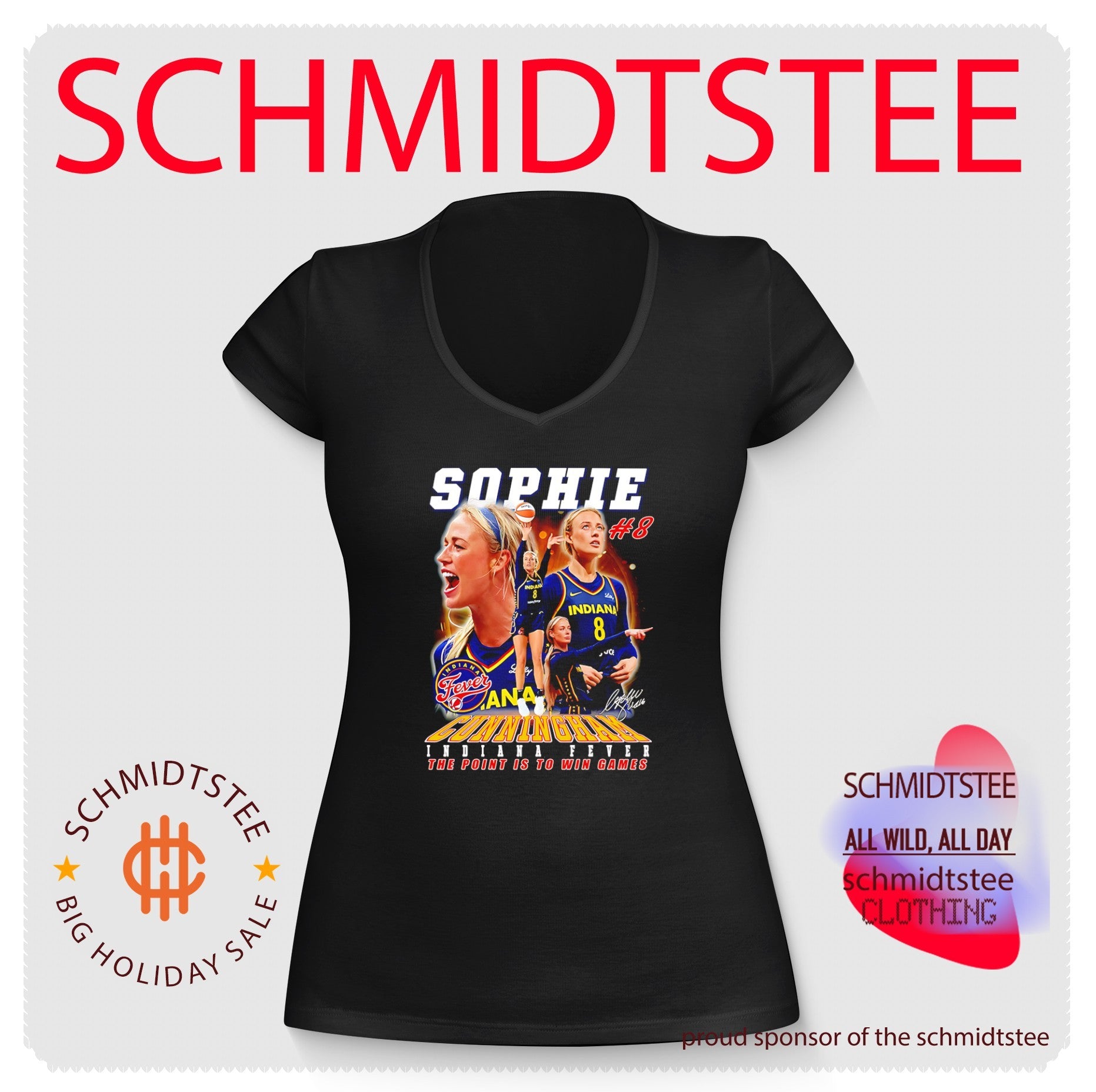 Sophie Cunningham Indiana Fever The Point Is to Win Games shirt (3)
