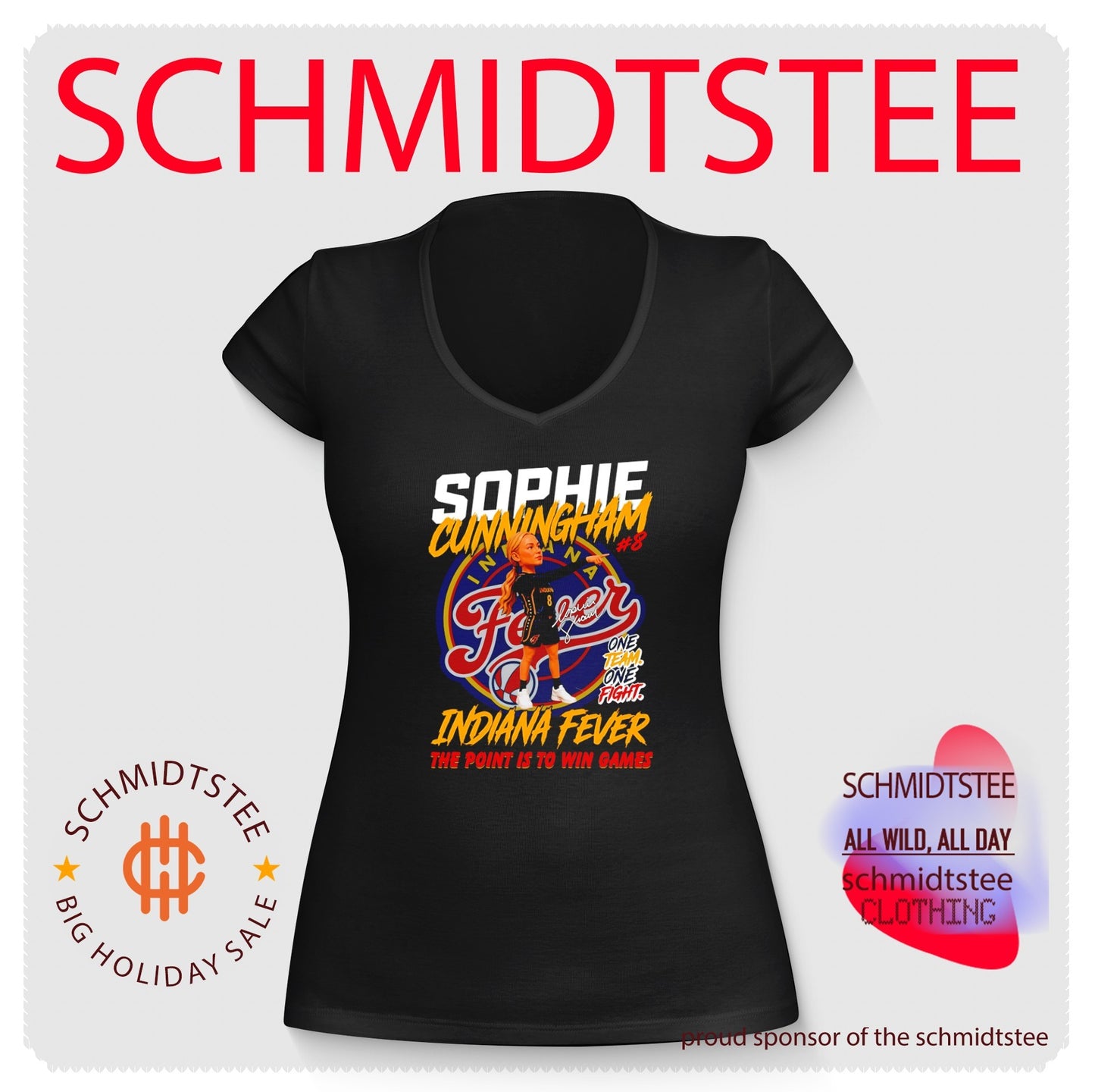 Sophie Cunningham Indiana Fever The Point Is to Win Games shirt (4)