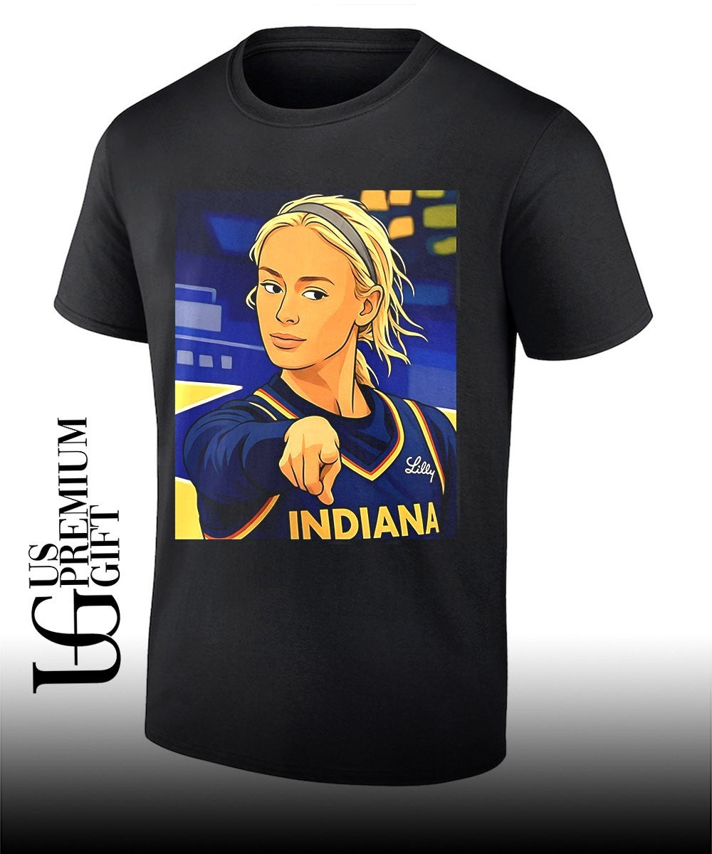 Sophie Cunningham Indiana Fever pointing viral shirt