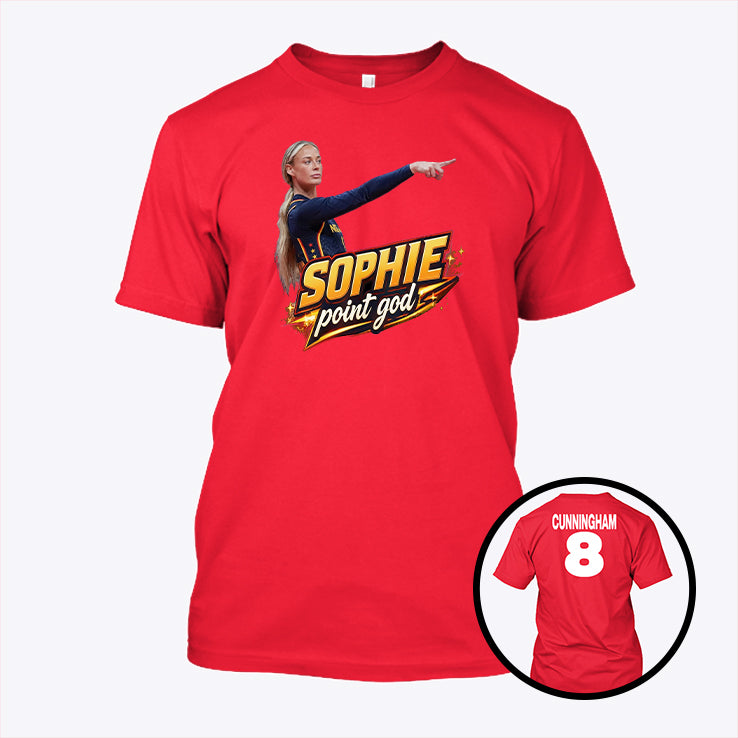 Sophie Cunningham Point God Indiana Fever Shirt