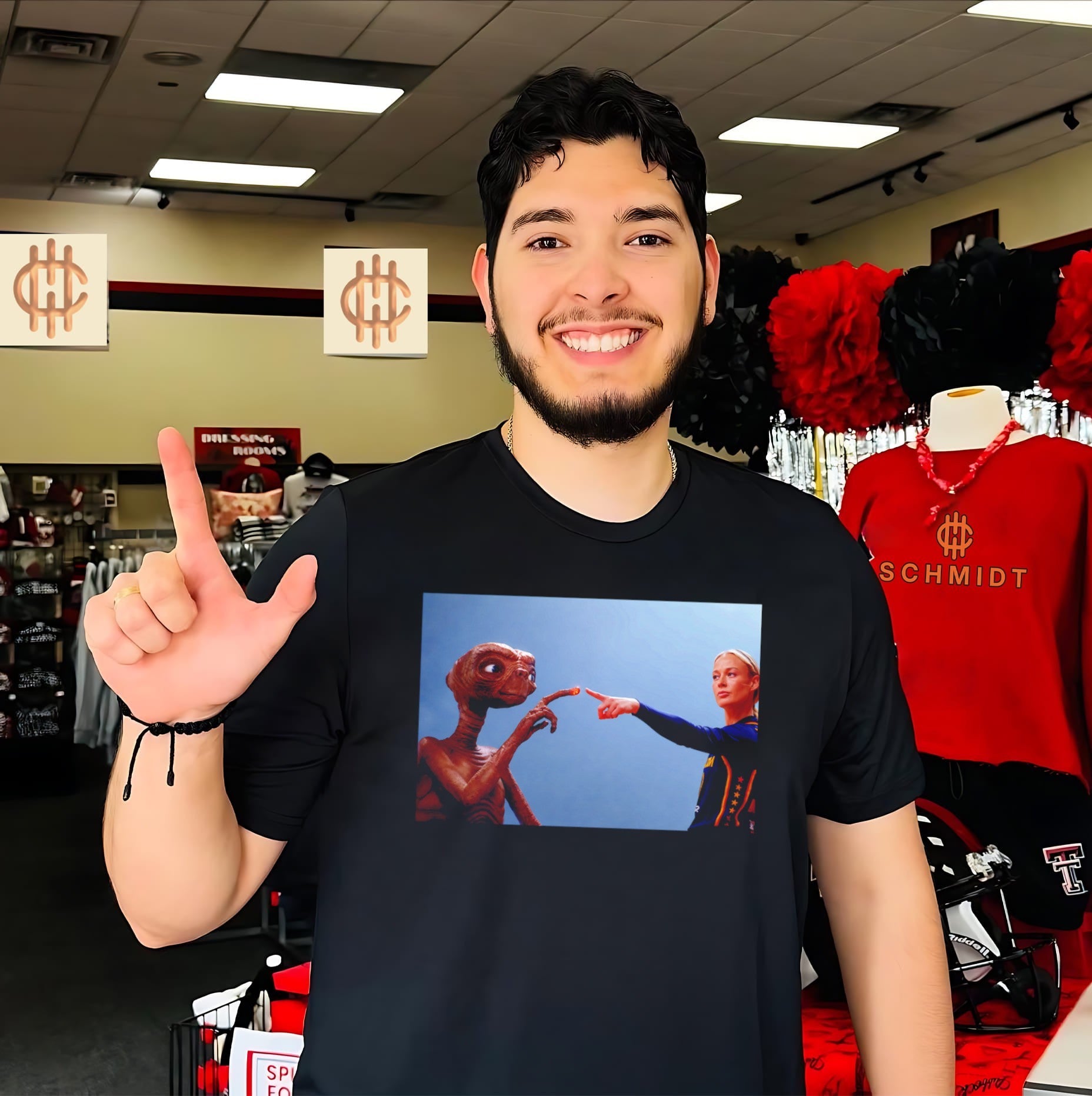 Sophie Cunningham and ET Indiana Fever Finger Touch Don’t You Point at Me shirt
