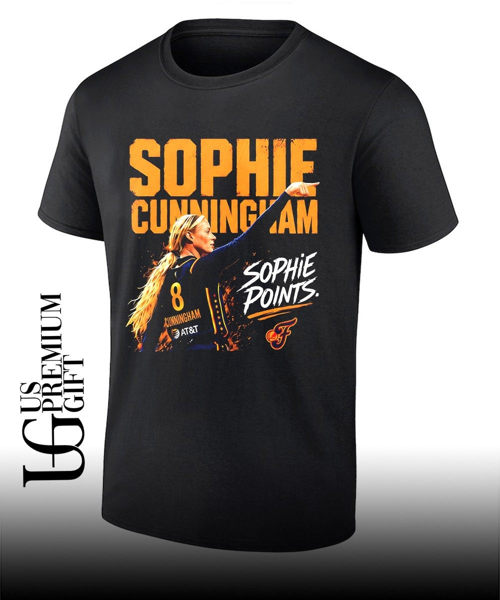 Sophie Cunningham pointing sophie points Indiana Fever WNBA 2026 shirt