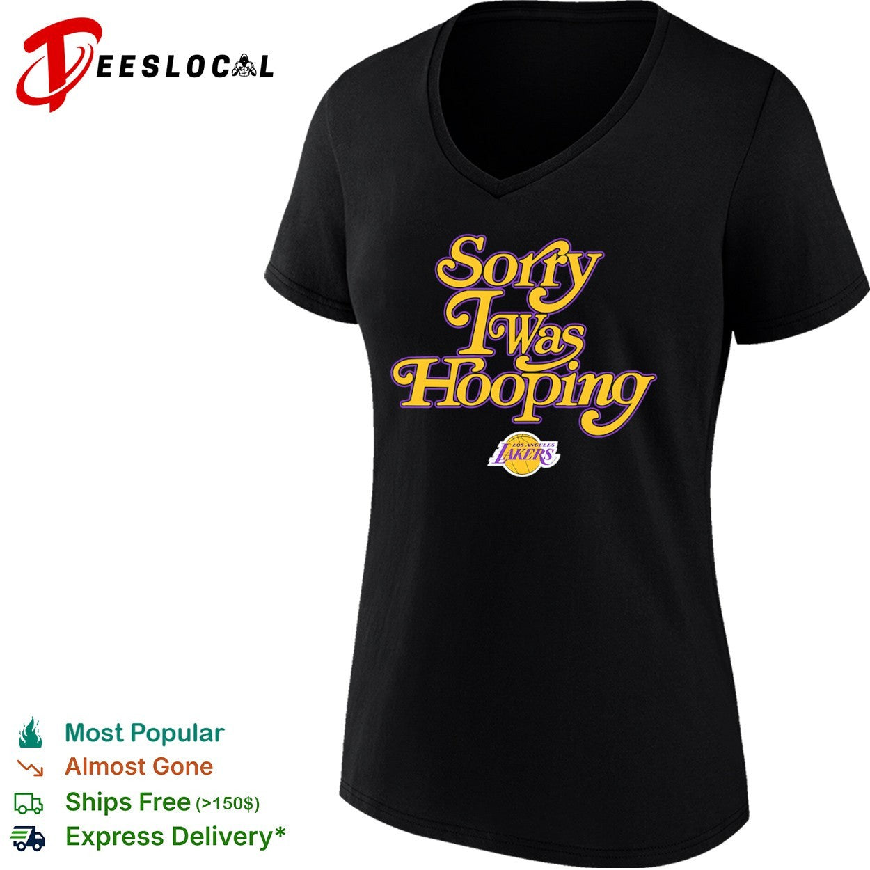 Sorry I was Hooping Los Angeles Lakers NBA shirt