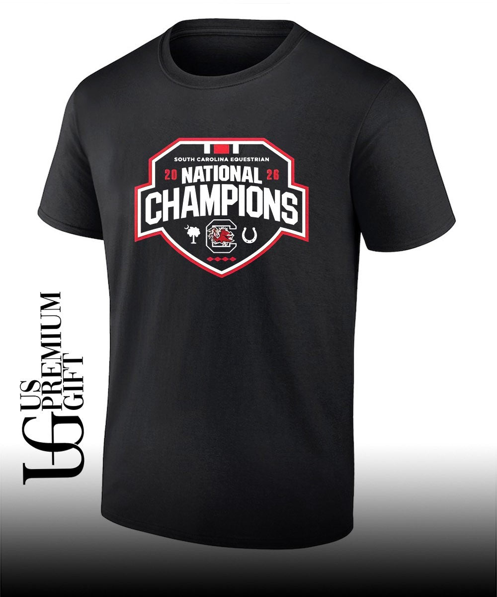 South Carolina Equestrian 20 26 National Champions Gamecock Team logo shirt