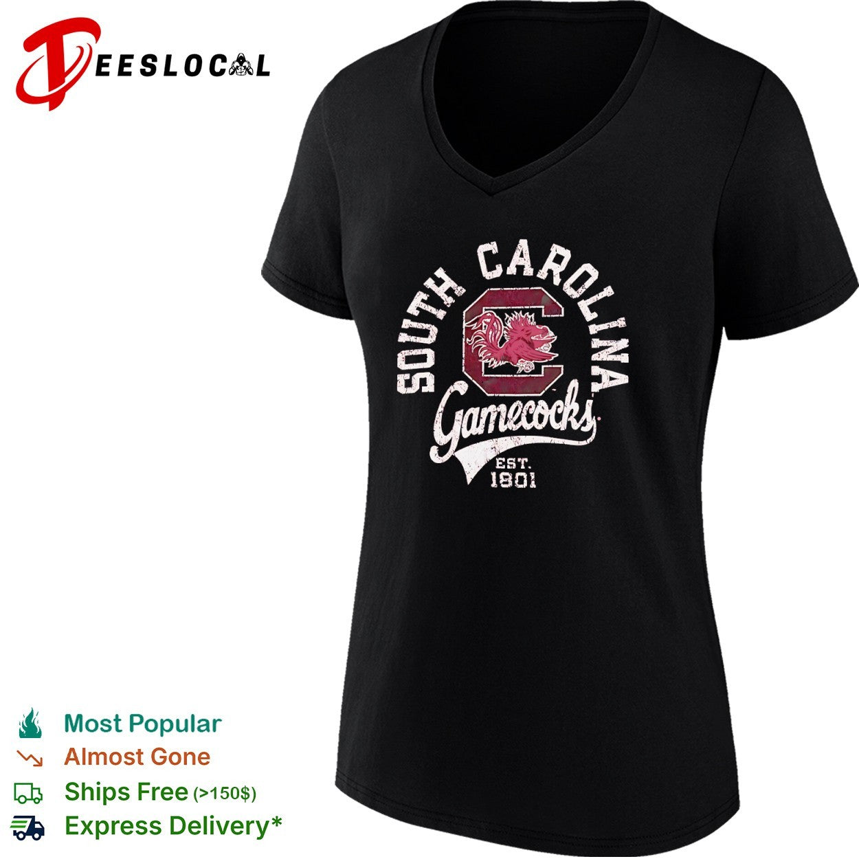 South Carolina Gamecocks est 1801 NCAA shirt