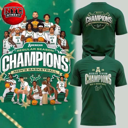 South Florida Bulls Regular Season Champions 2026 Two Sided Shirt