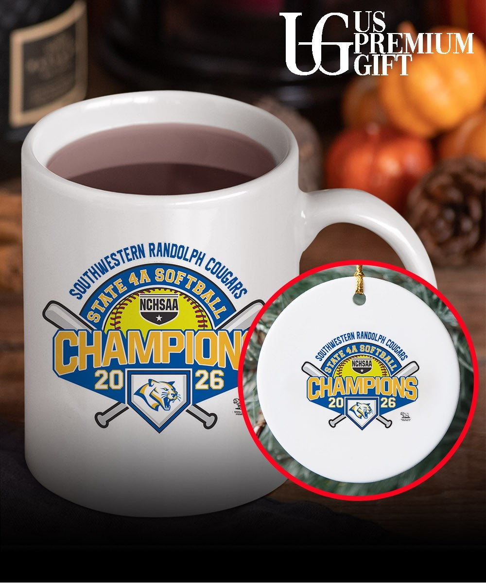 Southwestern Randolph Cougars NCHSAA 4A Softball State Champions 2026 shirt