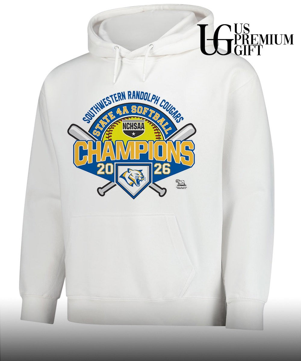 Southwestern Randolph Cougars NCHSAA 4A Softball State Champions 2026 shirt