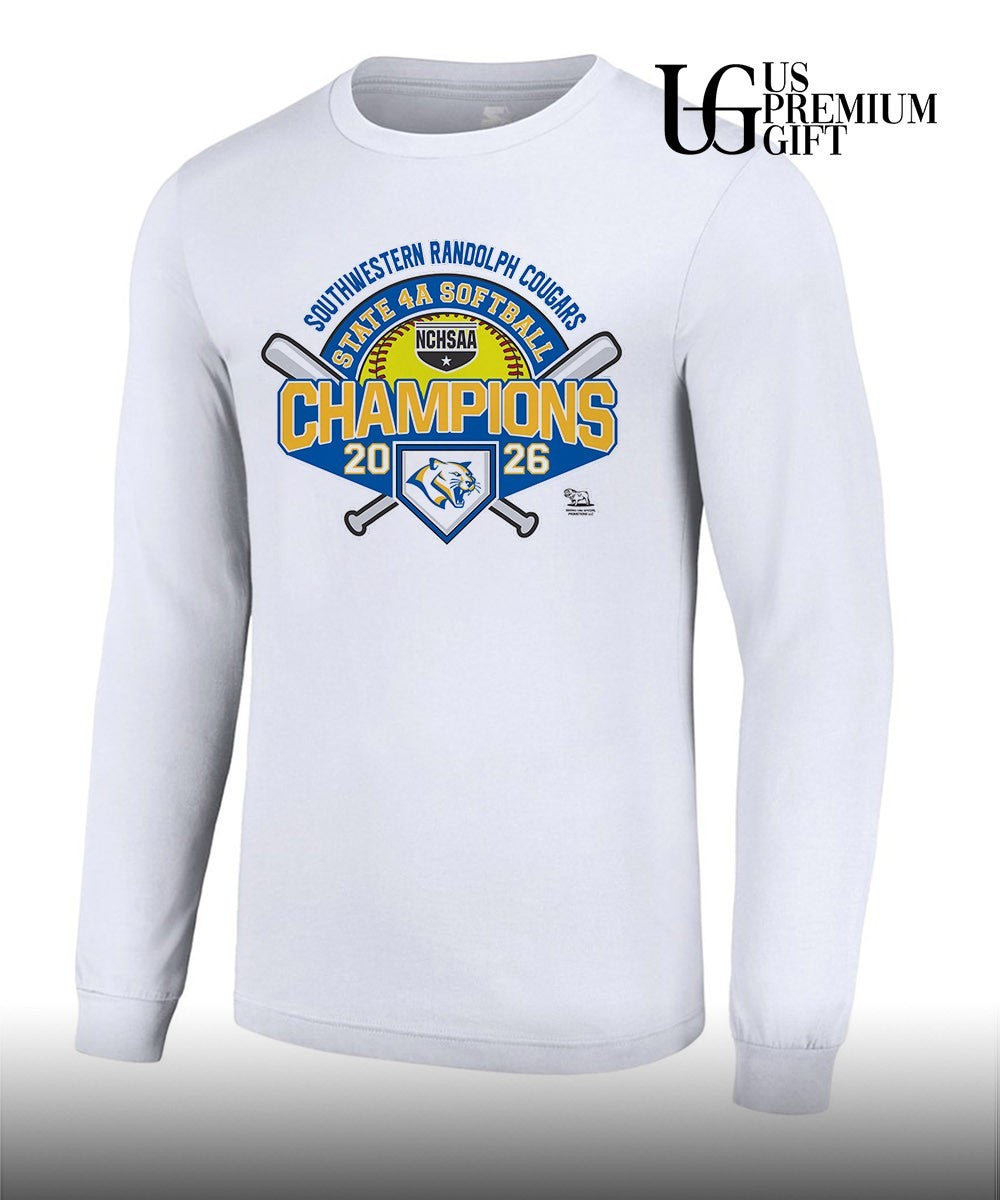 Southwestern Randolph Cougars NCHSAA 4A Softball State Champions 2026 shirt