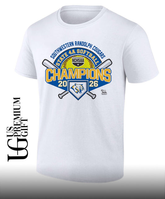 Southwestern Randolph Cougars NCHSAA 4A Softball State Champions 2026 shirt
