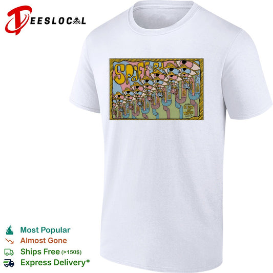 Spafford 6 17 26 Hobart Art Theater Hobart IN Surreal Eye Pipe Cartoon shirt
