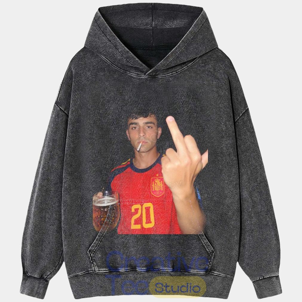 Spain Football Pedri Smoke & Beer Graphic Tee