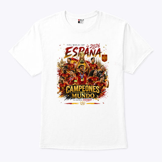 Spain World Cup 2026 Campeones Del Mundo T Shirt