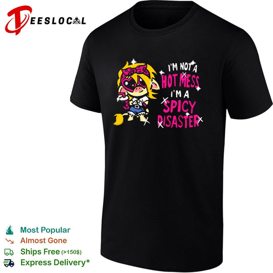 Spicy Disaster I am not a hot mess chibi cow shirt
