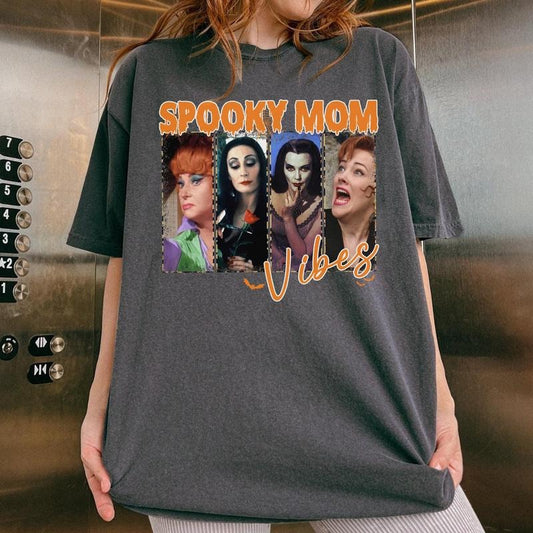 Spooky Mom Shirt Horr0r, Horr0r Shirt, Halloween FUNNY  Shirt Sweatshirt, Hoodie, Comfort Colors