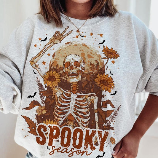 Spooky Season Halloween Design | Retro Halloween | Trending Skeleton | Spooky Fall | Spooky Skull