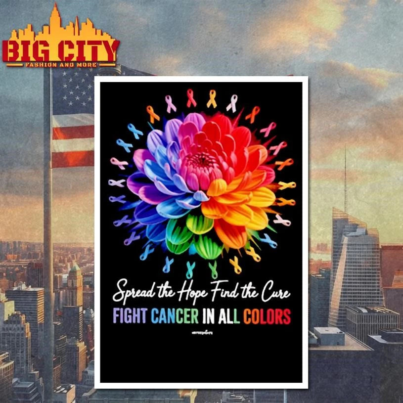 Spread the hope find a cure flower 2026 shirt
