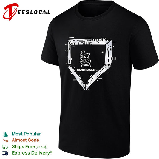 St Louis Cardinals logo Home Plate Glitch shirt