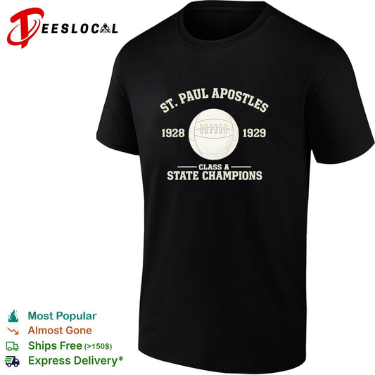 St Paul Apostles 1928 1929 Class A State Champions Football Athletic Sport shirt
