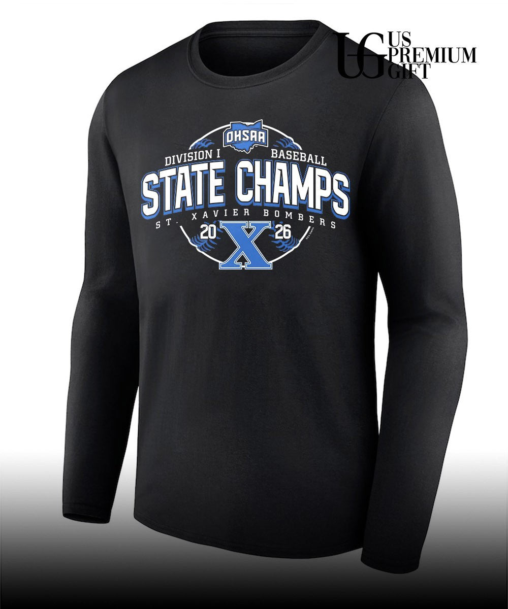 St. Xavier Bombers 2026 OHSAA Baseball Division 1 State Champions shirt