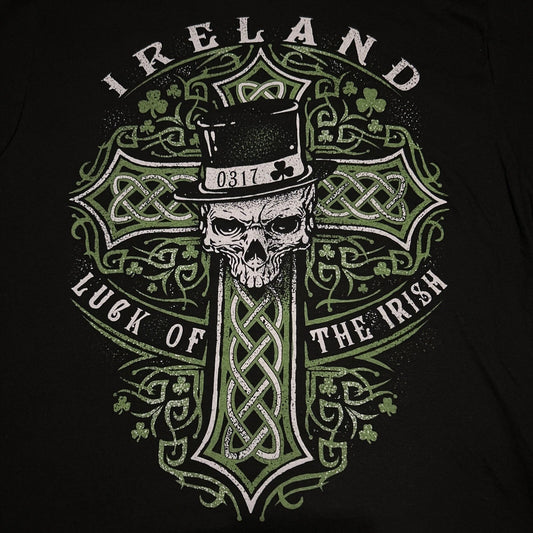 St. Patrick's Day T-shirt Lucky or Lucky F**ker Funny Profanity Matching Shirts