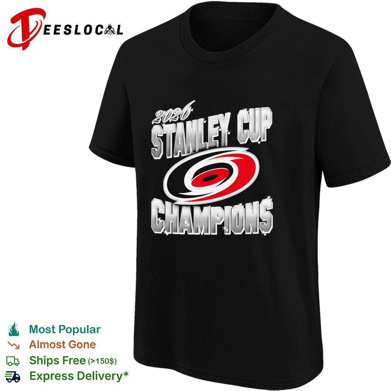 Stanley Cup Champions Carolina Hurricanes 2026 Stanley Cup Champions shirt