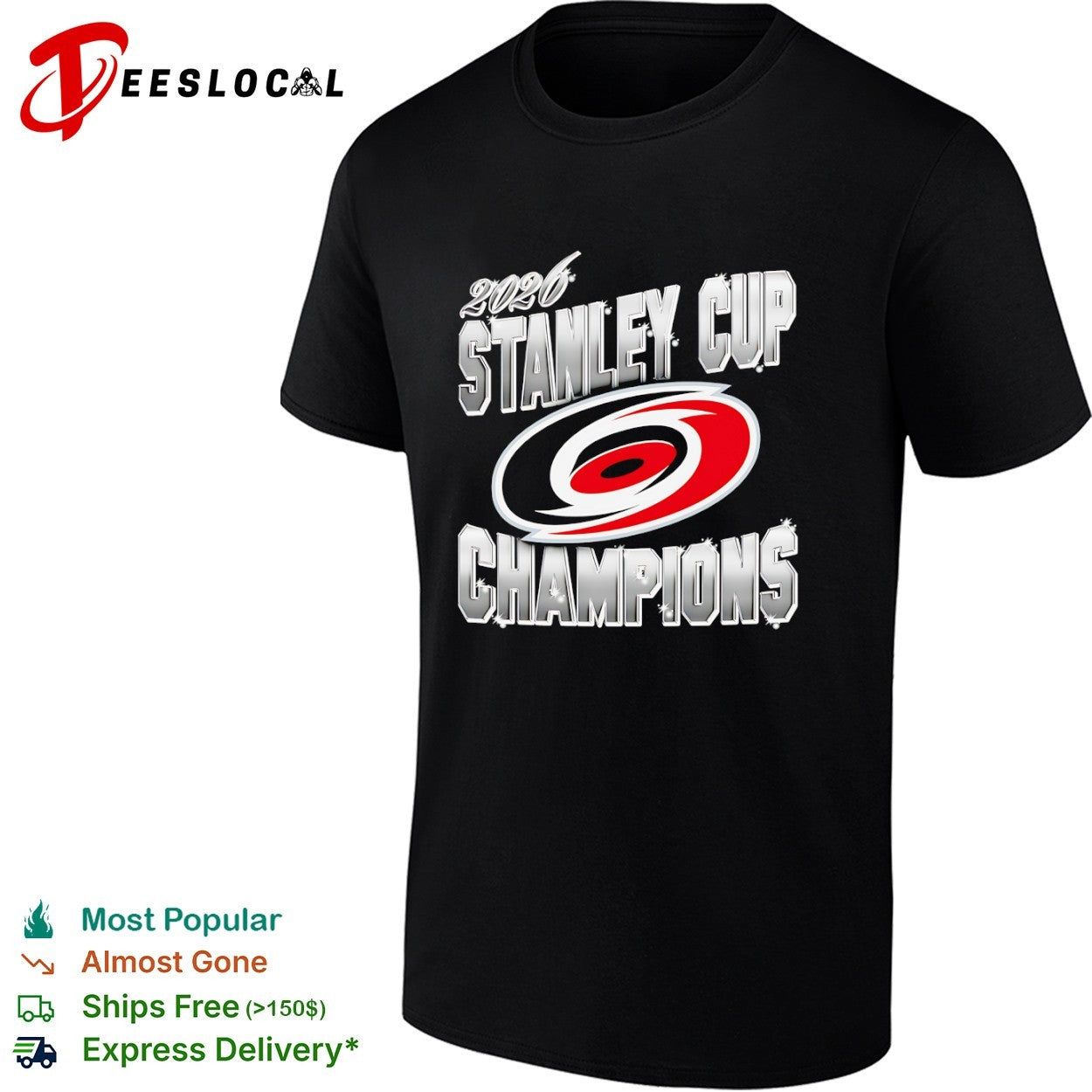 Stanley Cup Champions Carolina Hurricanes 2026 Stanley Cup Champions shirt
