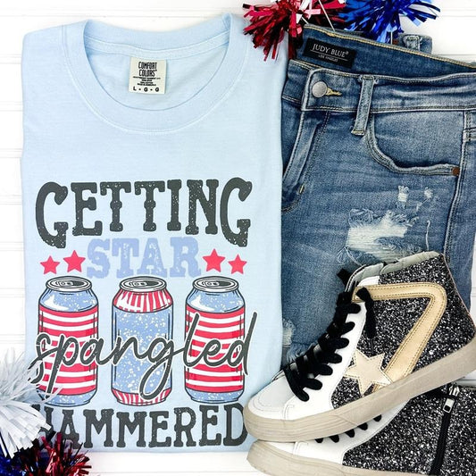 Star Spangled & Hammered Comfort Colors T-Shirt