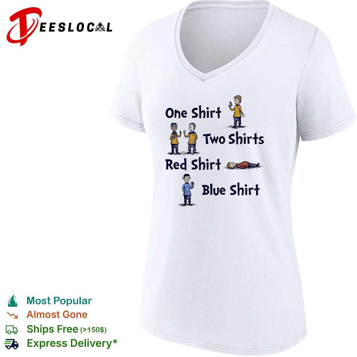 Star red shirt blue shirt meme shirt