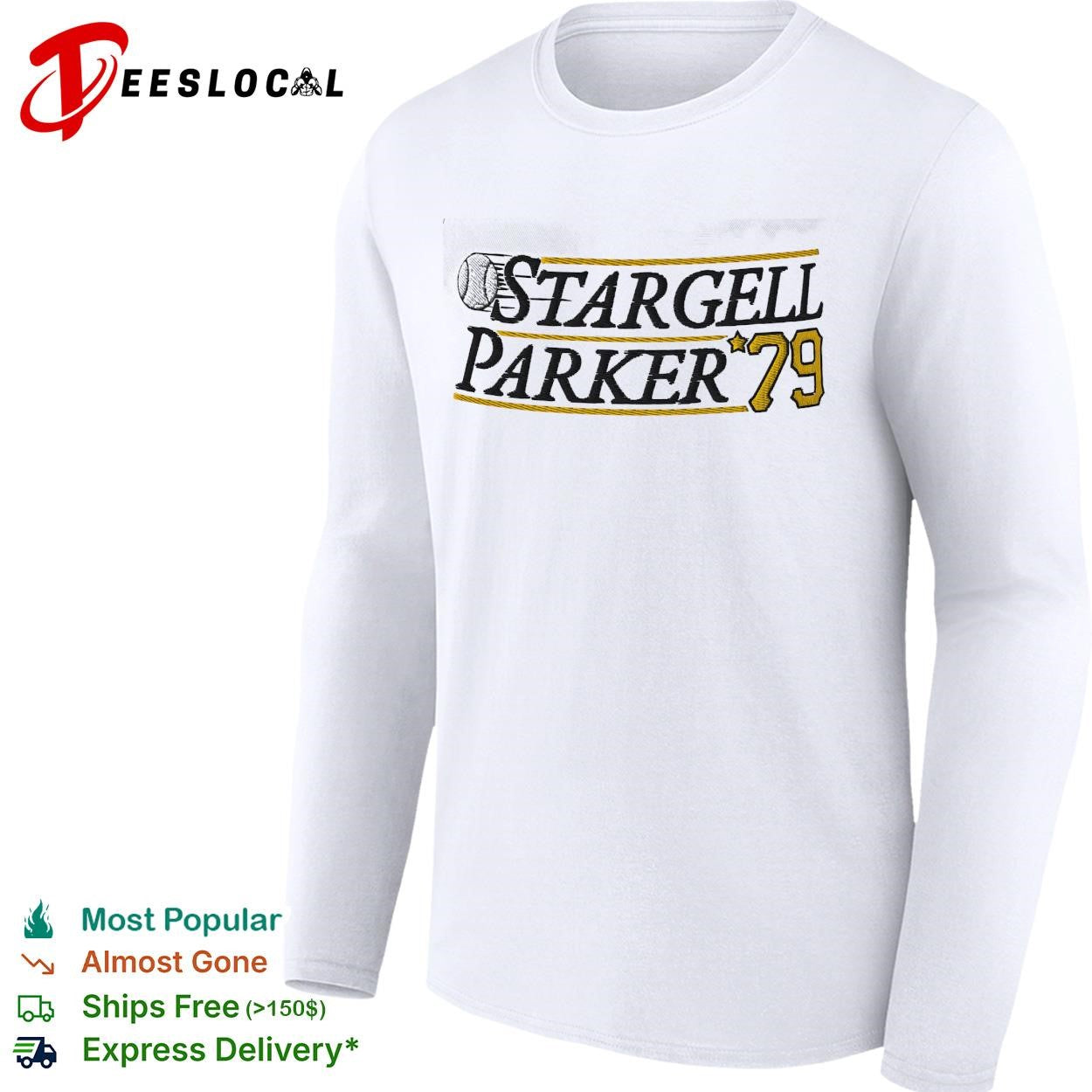 Stargell Parker 1979 Pittsburgh Pirates World Series champions vintage shirt