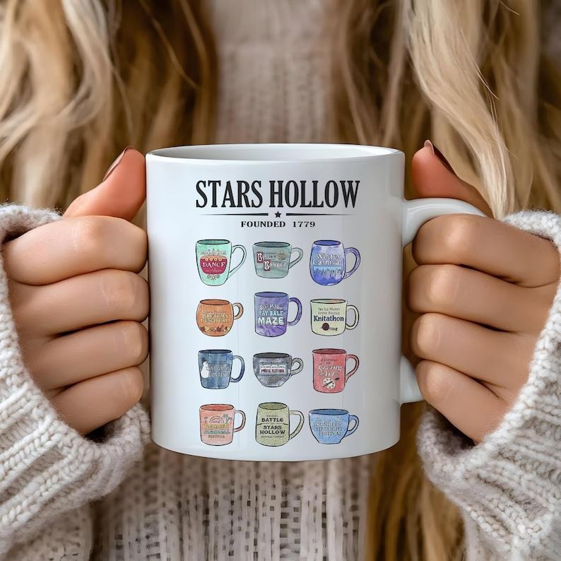 Stars Hollow Gilmore Girls Ceramic Mug  Coffee Cup  Holiday Gift  Gifts for Her  Fall Mug  In Omnia Paratus  Gilmore Girls  11oz 15oz