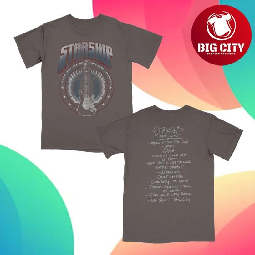 Starship Setlist 2026 Two Sided Shirt